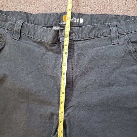 2020 Carhartt Relaxed Fit Size 40 Mens Gravel Canvas Utility Work Shorts - Picture 7 of 10